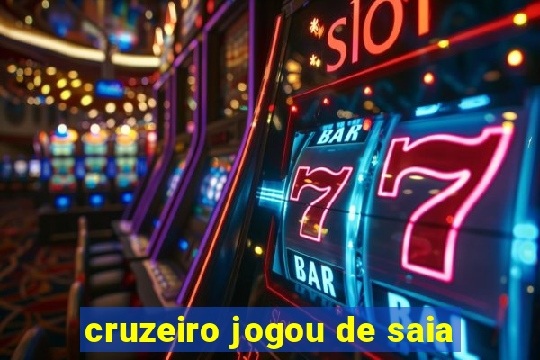 cruzeiro jogou de saia